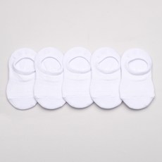 wesocks&papamom 孩童素色防滑透氣踝襪 5雙