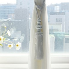 MAISONTEXTILE 優雅tybag 2p, 白色的, 2個