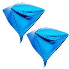 이베이비랜드 은박 레터링 다이아 풍선, 파랑, 2개