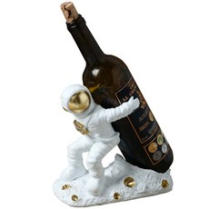 ARTcom 우주 인테리어 소품 장식 와인 거치대 IN0127, 골드, 1개