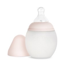 엘리 실리콘 배앓이방지 젖병 150ml + 실리콘 젖꼭지, SM(0~6개월), Nude, 1개