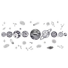 북유럽 침실 벽 스티커 B_RD_271, A