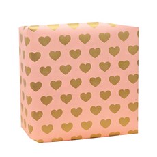 樂高愛心捲筒包裝紙 10m, 杏色, 1個