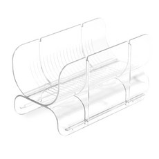 HICKIES 可堆疊積木式透明紅酒架 WR10, 單一顏色, 1個