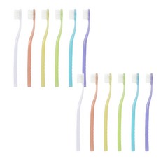 Doctor's V-cut 正畸纖細微毛牙刷套裝 6 x 2p, 1組, 12支