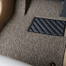 노버블 확장형 코일카매트, 현대 제네시스 올뉴G80 4륜 2020.4~, 브라운