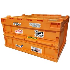 가팡 접이식 폴딩박스 TES044, 오렌지 03번, 1개