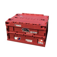 GAPANG 折疊折疊盒 TES044, 紅色數字 01, 1個