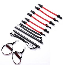 可拆卸瑜珈拉力桿6入組, 混色