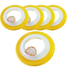 Mr.BakeCook 圓形三明治模具, 黃色, 5個