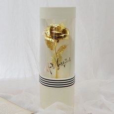 天使玫瑰人造花 金色玫瑰 一朵, 象牙