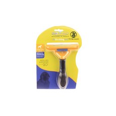 狗狗除毛梳 FURminator 短毛 L, 黃色, 1個