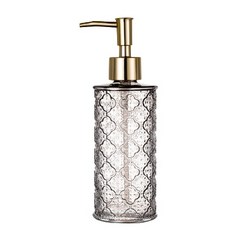 透明廚房洗劑玻璃容器 YT_RA812, 灰色, 1個