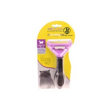 FURminator 貓用長毛除毛梳 M, 紫色, 1個