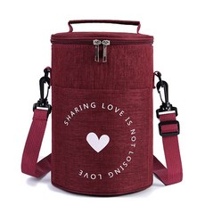 圓形保冷袋, 紅色的