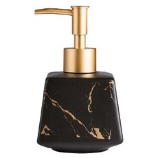 多角形迷你廚房洗滌劑按壓瓶 YT_RA814, 黑色, 1個