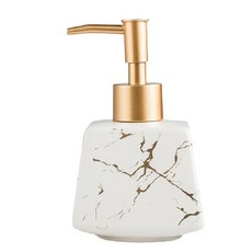 多角形迷你廚房洗滌劑按壓瓶 YT_RA814, 白色, 1個