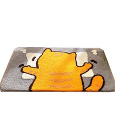 TCR 卡通浴室吸水門墊, B, 1個