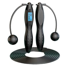 BBEDA 無繩智能磁吸跳繩, 黑色