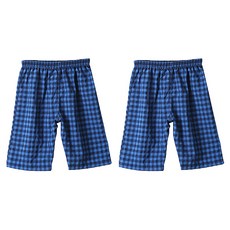 KerriLucy 孩童8分睡褲 格紋 2入
