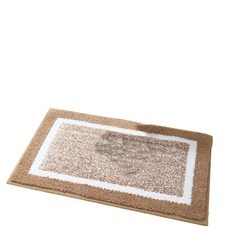 TCR 簡約浴室吸水門墊 40 x 60 cm, 棕色, 1個