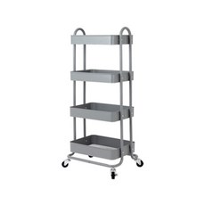 아카시아리빙 디트 이동식 트롤리, 그레이, 4단