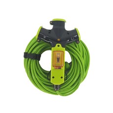 3孔防雨防漏電延長線+移動作業線 SSPM-3Y20, 1套, 15m