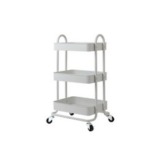 디트 이동식트롤리, 화이트, 3단