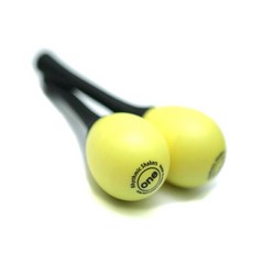 藍色音樂 ONE 手柄迷你沙鈴樂器玩具, 黃色, 1個