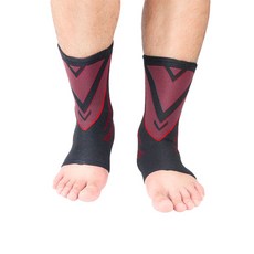 나야스타일 홈트레이닝 헬스 발목 보호대 레드 YGYP-181-2 2p, 1세트