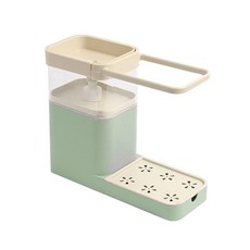 單手按壓清潔劑菜瓜布架, 薄荷, 1套