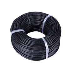 Wooripapa 矽膠電纜線 黑色 1m 6AWG, 1個