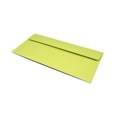 彩色信封袋 水貂毛紙 26 黃綠 220*105mm 120g 50入, 1個