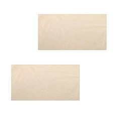 三層純棉毛巾, 天然, 2個