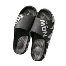 Karis Now Love 浴室拖鞋 黑色, 1個