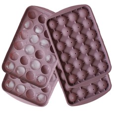 矽膠圓球製冰盒 2入, 粉色, 1入