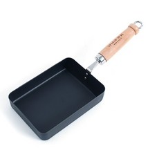 DADAMA 原木手柄煎蛋鍋, 直徑 16.5 厘米 x 寬 13 厘米, 1個