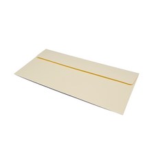 彩色信封袋 水貂毛紙 02 奶油色 220*105mm 120g 50入, 1個