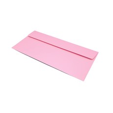 彩色信封袋 水貂毛紙 10 粉紅色 220*105mm 120g 50入, 1個