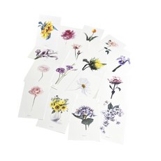 水彩畫明信片 16種組, 混色, 1套