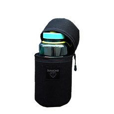 水瓶保溫袋組 1L, 黑色的, 1個