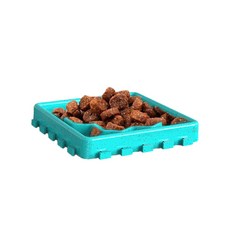 써티이얼즈 반려동물 슬로우 식기, 블루, 1개