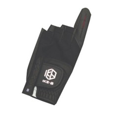 IKE-B 保齡球手套 一隻手 右手, 黑色的
