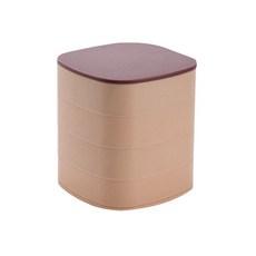 4단 미니 악세서리 보석함 핑크, 1개