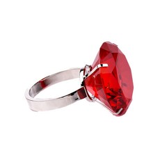 大鑽石戒指, 紅色, 1個