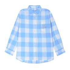 Apple Pink 孩童格紋襯衫Q302