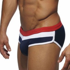 NAYA STYLE 男士三角泳衣+護墊+專屬小袋套裝 FZ-P138-9PU