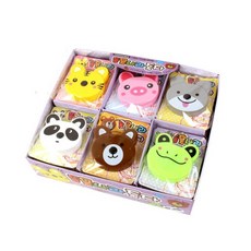 동물나라 줄자 6종 x 4p, 1세트
