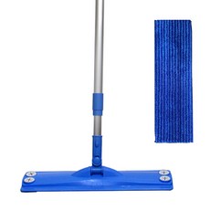 World Clean 藍色拖把 40cm + 加厚拖布, 1套