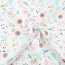 印花夏季冰絲毯, 鮮花和海豚款